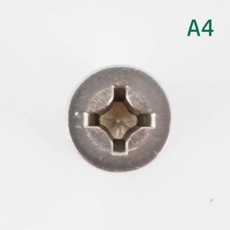 M6x40 Maskinskrue 10 stk Senkehode Syrefast A4