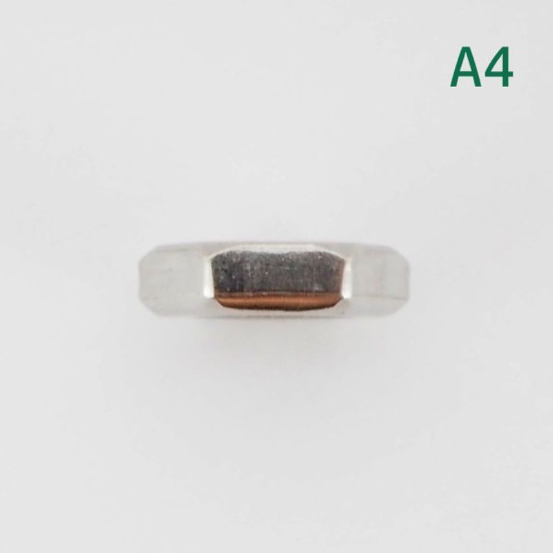 M10 Mutter lav 5 stk  Syrefast A4